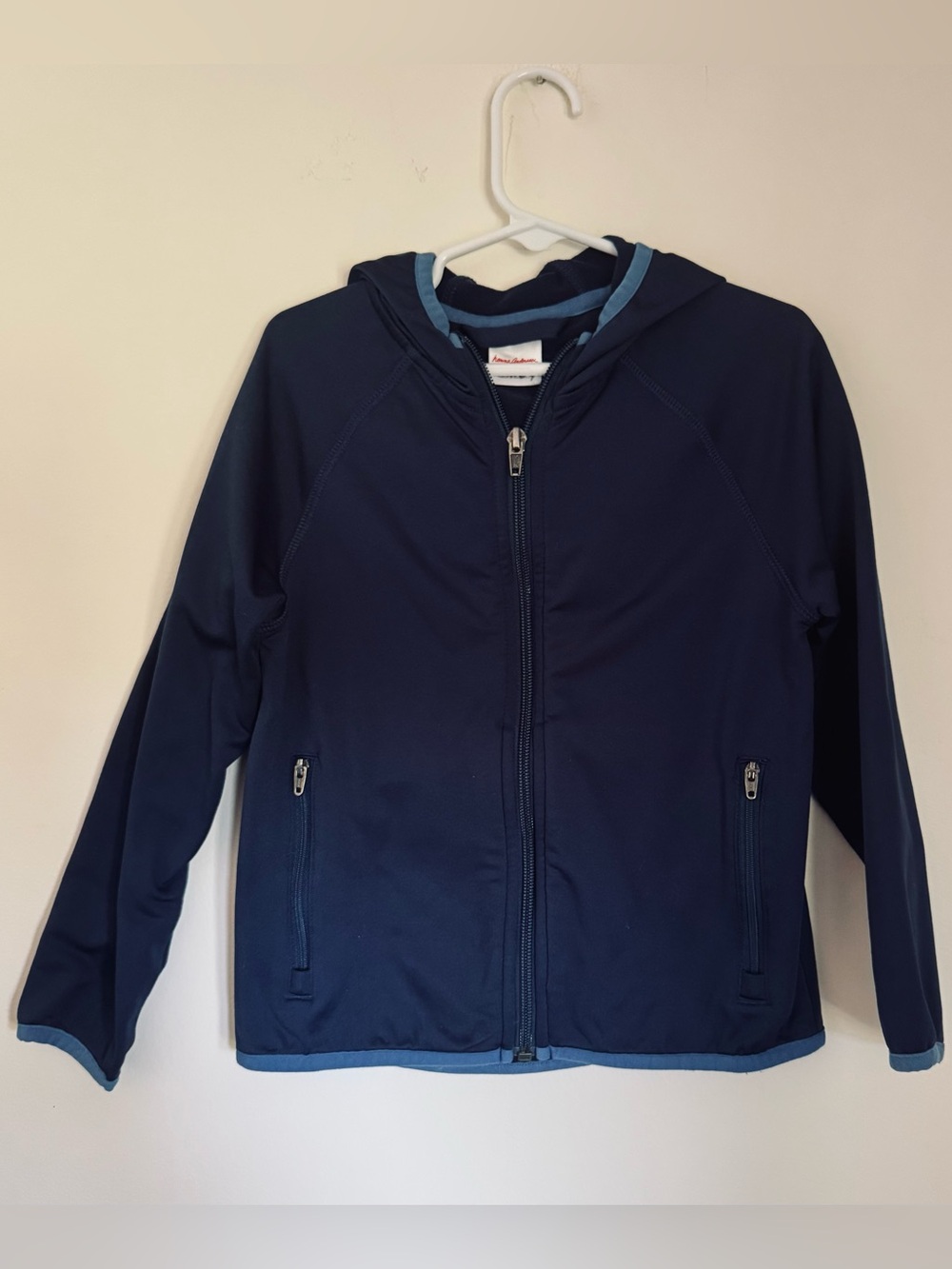 Hanna Andersson Boys Lightweight Hooded Jacket, Size 4